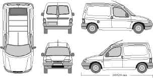 Free Vehicle Outline Templates Download
