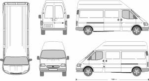 Ford transit vehicle outlines #6
