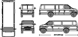 Ford van design template #2