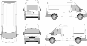 Ford transit graphic template #10
