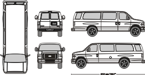 Ford e350 outlines