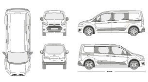 Ford transit vehicle outlines #2