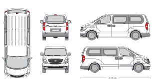 Hyundai imax dimensions