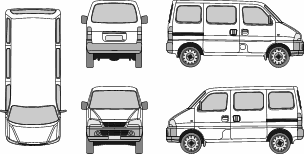 Suzuki carry чертеж