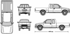 Toyota Hilux Outline